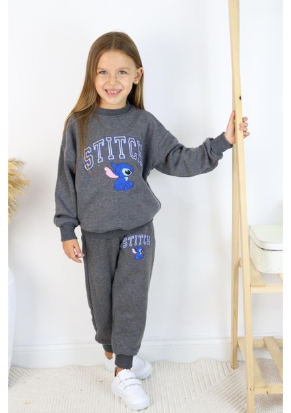 Likralı Kompact 3 Iplik Kumaş Kız Çocuk Eşofman Takımı fiyatları