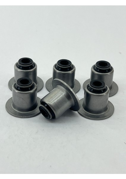 Subap Lastiği Sızdırmazlık Keçesi 16 Adet Fkm ON_S89 Siyah 6 x 14,05/22,05 x 12,1 x 17,1