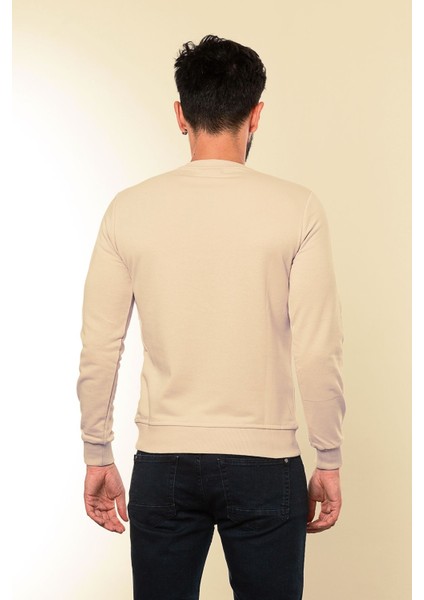 Caz 5610 Bisiklet Yaka 3 Iplik Şardonsuz Erkek Basic Sweat fiyatları