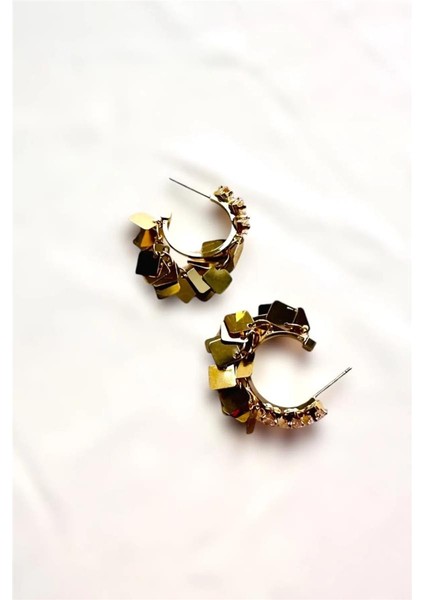 Pullu Zirkon Taşlı Sallantılı Shakira Küpe 2 Cm. fiyatları