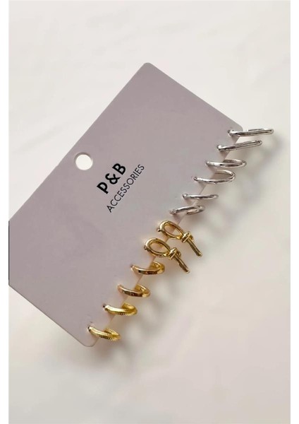 P&b 12 Adet Metal Küpe Set fiyatları