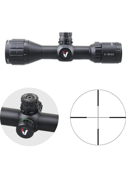 Victoptics C3 3-9X32 Sfp Kısa Tüfek Dürbünü Opsl-28