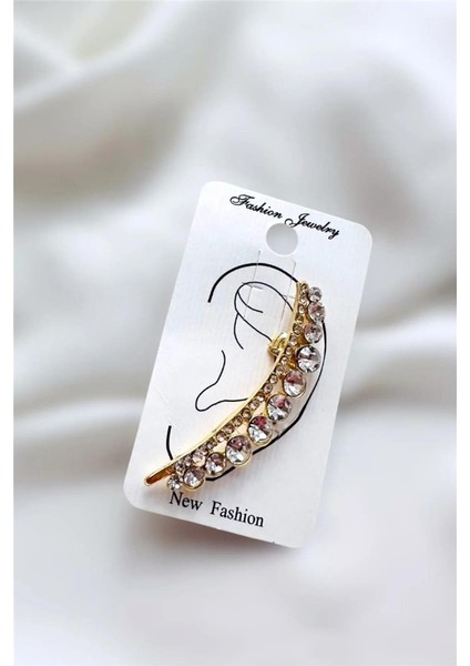 Yay Full Taşlı Earcuff Küpe 5 Cm.