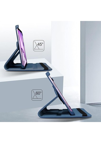 iPad Air 11 2024 (A2902-A2903) M2 Uyumlu Dönebilen Pu Deri Standlı Tablet Kılıfı fiyatları