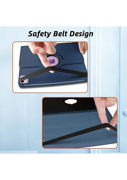 iPad Air 11 2024 (A2902-A2903) M2 Uyumlu Dönebilen Pu Deri Standlı Tablet Kılıfı fırsatları