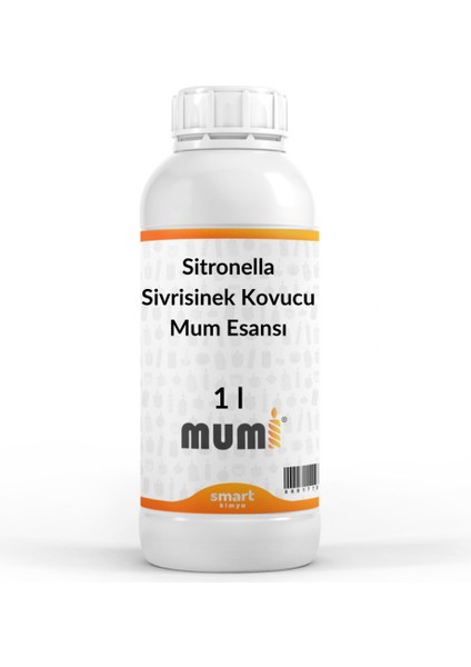 Sitronella Sivrisinek Kovucu Mum Esansı 1 Litre