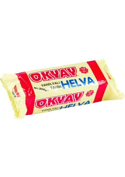 3 kg Blok Vanilyalı Helva