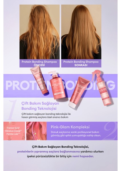Yoğun Onarıcı ve Isı Koruyucu Bakım Şampuanı KUNDAL Protein Bonding Shampoo 500ml Ylang Ylang modelleri