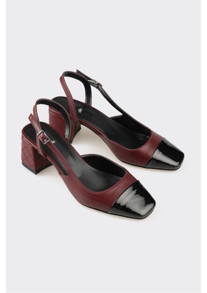 Bordo Kadın Topuklu Ayakkabı fiyatları
