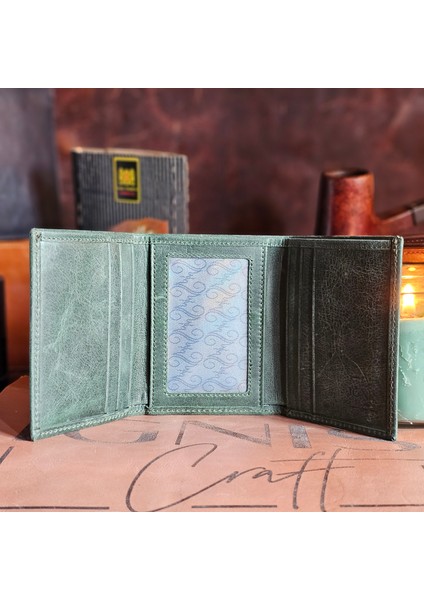 Mens Leather Wallet | Apex Jade