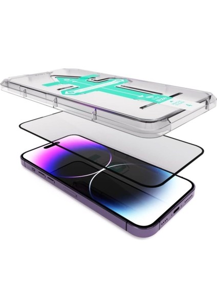 iPhone 16 Pro Max Tam Uyumlu Cam Ekran Koruyucu Kolay Kurulum