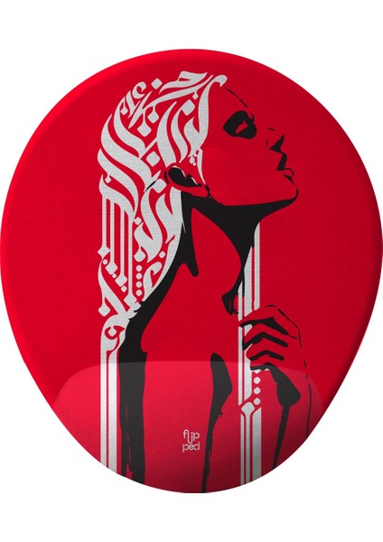 Red Woman Bilek Destekli Mousepad