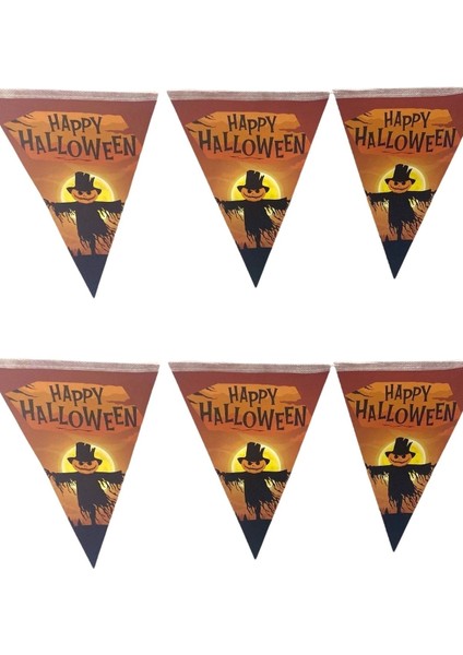 Tekno Trust Turuncu Zeminli Cadılar Bayramı & Halloween Flama