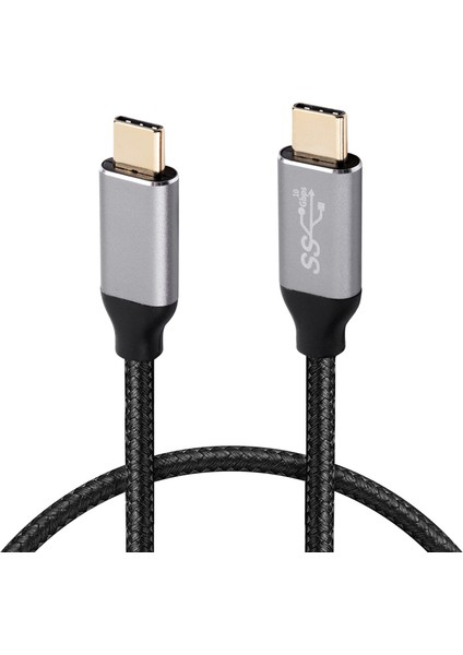 MacBook ve Daha Fazlası Için 50CM Thunderbolt 3.0 USB C Kablosu, 10GBPS Veri Aktarımı Hızlı Şarj Kablosu Uyumlu (Yurt Dışından)