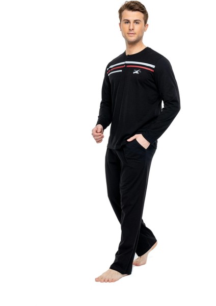 3890 Erkek Patlı Pijama Takımı