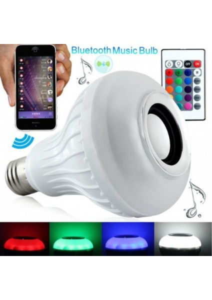 Kumandalı Bluetooth LED Ampul