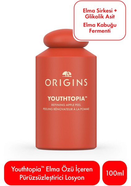 Youthtopia™ Elma Özü Içeren Peeling Etkili Pürüzsüzleştirici Losyon