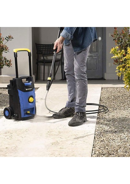 MPX19ELP 1900WATT 140BAR Profesyonel Basınçlı Yıkama Makinesi + Zemin/araç Yıkama Fırçası