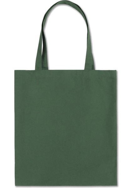 Tote Bag Gabardin Çanta Yeşil