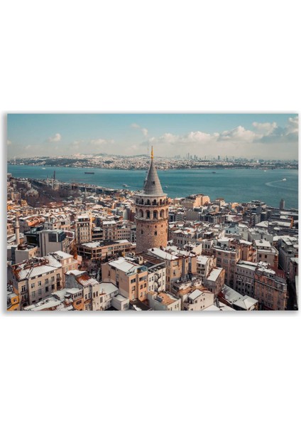 Istanbul Galata Kulesi Deniz Tablosu - OTMN116