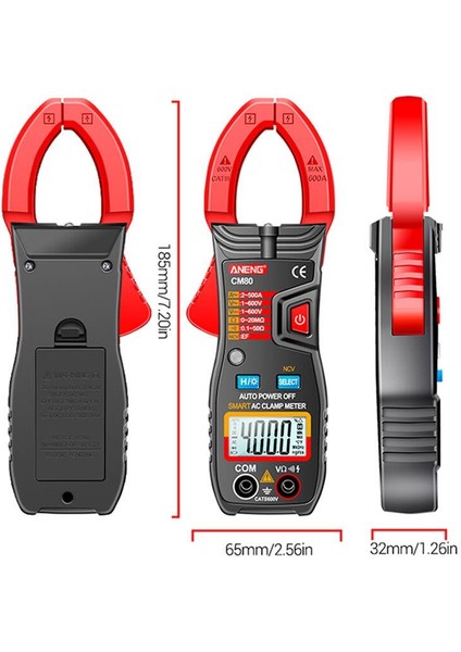 ANENG CM80 500A AC Pensampermetre