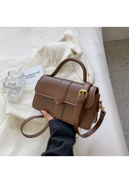 Kadınlar Için High-End Niş Tasarım Koltuk Altı Çantası 2024 Yeni Tek Omuz Crossbody Çanta Çok Yönlü Retro Taşınabilir Küçük Kare Çanta (Yurt Dışından)