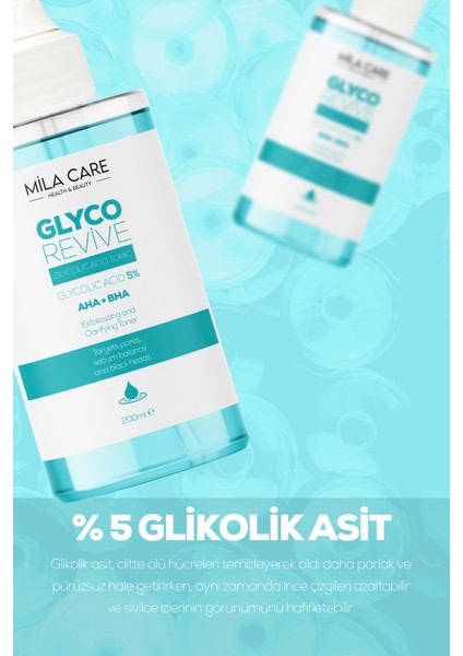 Canlandırıcı Tüm Ciltler İçin Glikolik Asit Tonik 200 Ml