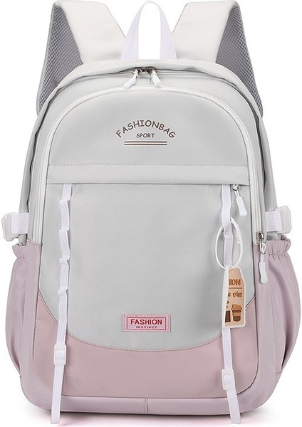Okul Çantası Ins Kolej Ortaokul Lise Çok Yönlü Kontrast Renkli Sırt Çantası Niş Tasarım Üniversite Öğrencisi Sırt Çantası (Yurt Dışından)