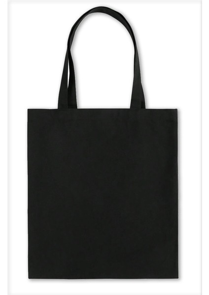 Tote Bag Gabardin Çanta Siyah