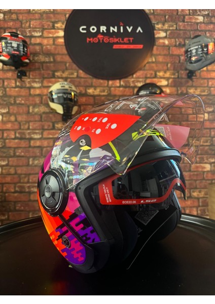 Classy Palm Siyah Kask