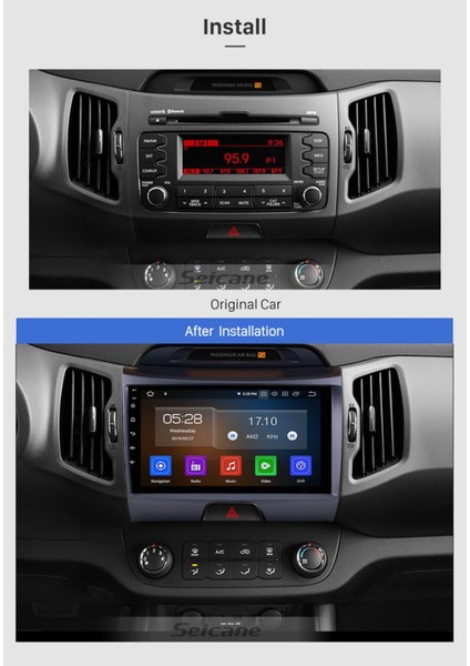 Kıa Sportage (2011-2016) Multimedya Navigasyon USB Kamera Androıd fiyatları