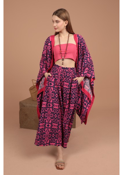 Empirme Viskon Kumaş Kadın Kimono Takım fiyatları