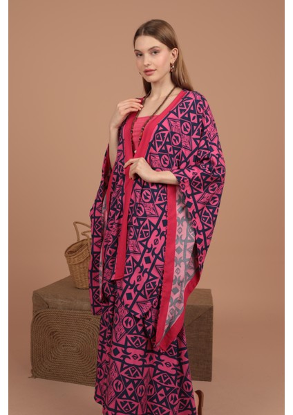 Empirme Viskon Kumaş Kadın Kimono Takım fırsatları