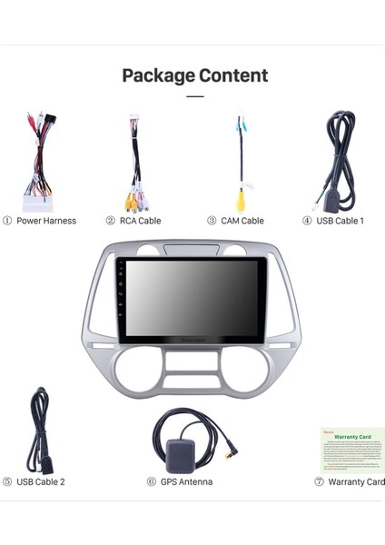 Hyundai I20 Uyumlu Multimedya Navigasyon USB Kamera Androıd 2008-2012 modelleri