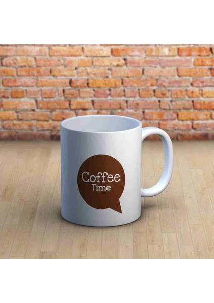Coffee Time Mottolu Kupa Bardak