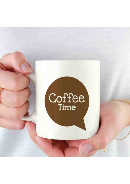 Coffee Time Mottolu Kupa Bardak