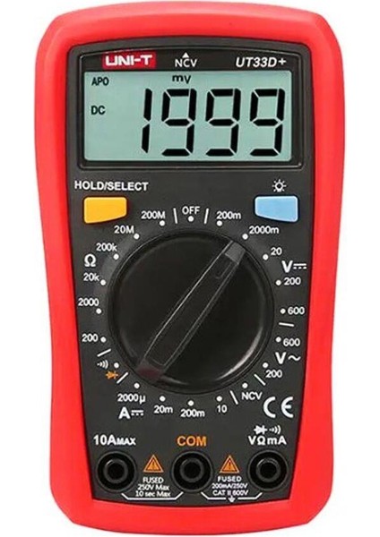 UNI-T UT33D+ Multimetre