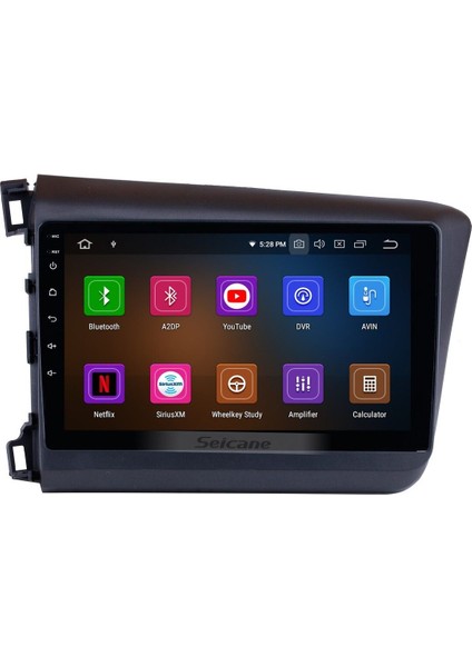 2012 Honda Civic Uyumlu Android Multimedya Navigasyon USB Kamera
