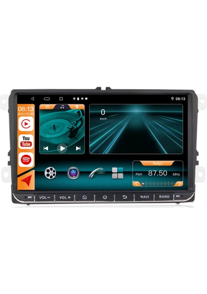 Volkswagen Touran Multimedya Navigasyon USB Kamera Androıd 2007-2011 Vw Uyumlu