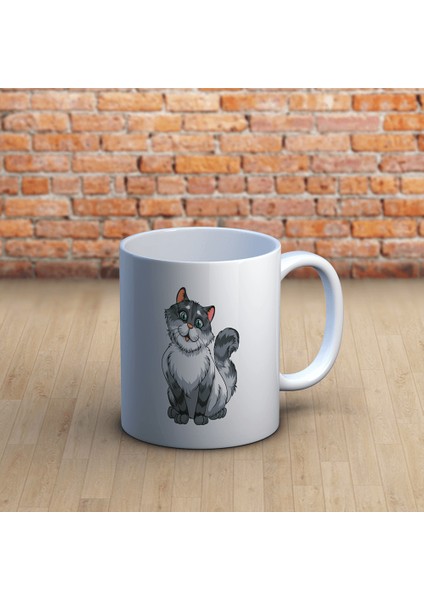 Sevimli Kedi Kupa Bardak