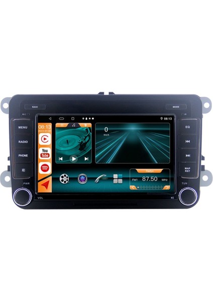 Volkswagen Multimedya Navigasyon Gps Carplayer USB Universal 7 Inç, 8inç ve 9 Inç