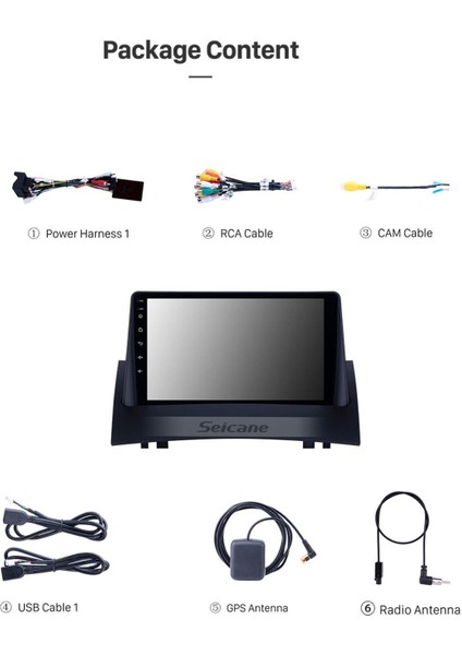 Renault Megane 2 Uyumlu Multimedya Navigasyon USB Kamera Androıd 2004-2009 fiyatları