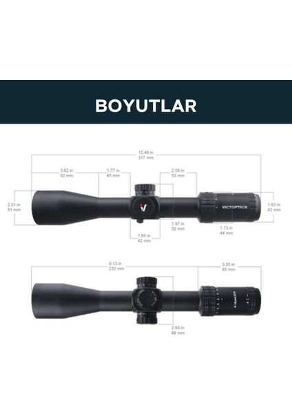 S4 4-16X44 Ffp Paralaks Tekerli Tüfek Dürbünü Opff-01