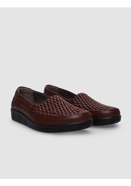 % 100 Hakiki Deri Taba Kadın Comfort Ayakkabı