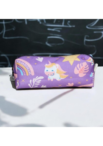Unicorn Desenli Tatlı Kalemlik Okul Kalemliği modelleri