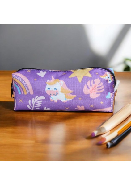Unicorn Desenli Tatlı Kalemlik Okul Kalemliği fırsatları