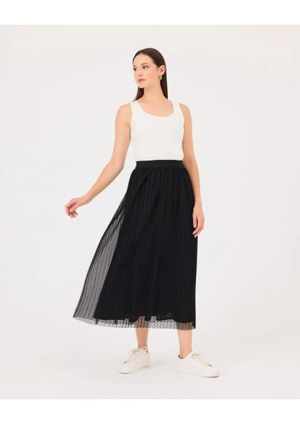Şık Etek -242610006 Siyah