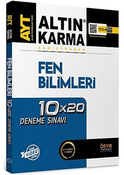 Ayt Fen Bilimleri 10X40 Deneme Sınavı