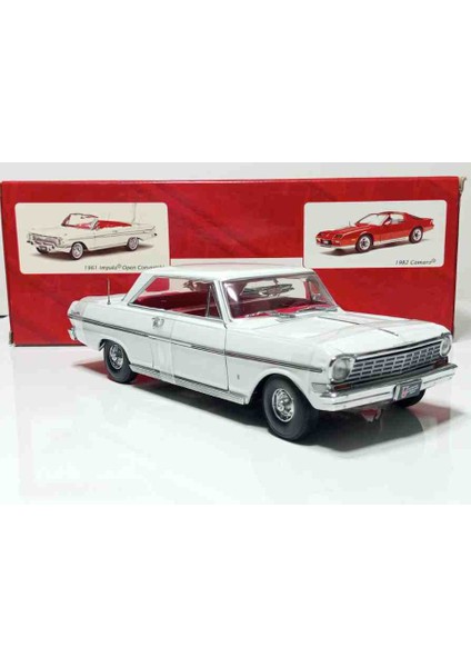 1:18 1963 Chevrolet Nova Diecast Metal Araba