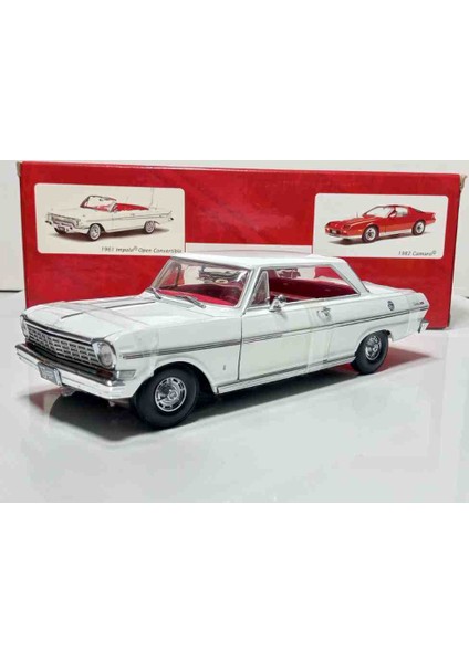 1:18 1963 Chevrolet Nova Diecast Metal Araba